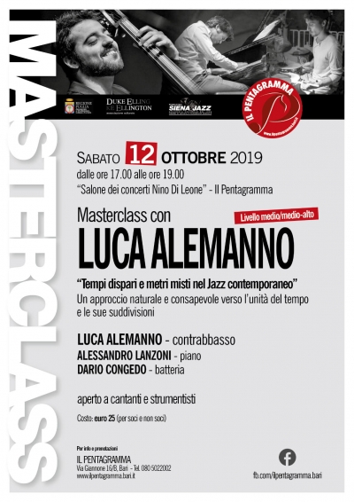 Masterclass con Luca Alemanno