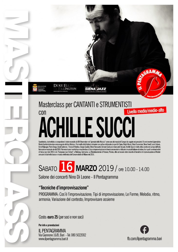 Masterclass con Achille Succi